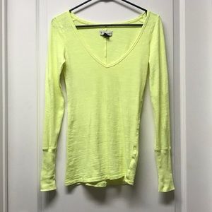 Neon Yellow Long Sleeve